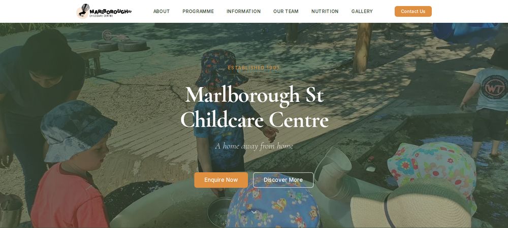 The Marlborough Street Childcare Centre website