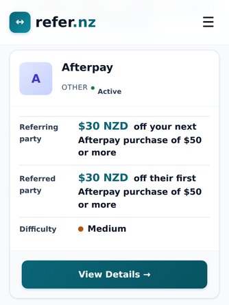 The Refer NZ website